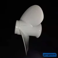 Marine Propeller for Hangkai Hidea Yamaha Parsun 3 Blades 2-Stroke 4-Stroke 9.9/15/18/20HP 10 Inch 9 1/4X10-J Outboard Motor