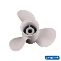 Marine Propeller for Hangkai Hidea Yamaha Parsun 3 Blades 2-Stroke 4-Stroke 9.9/15/18/20HP 10 Inch 9 1/4X10-J Outboard Motor