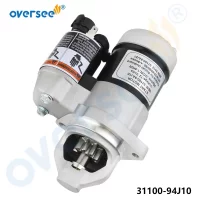 31100-94J10 Starter Motor For Suzuki Marine 31100-94J20 31100-94J21 31100-95J00 DF9.9/15/20/25/40/50/60 HP Outboard Engine CCW
