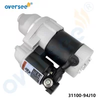 31100-94J10 Starter Motor For Suzuki Marine 31100-94J20 31100-94J21 31100-95J00 DF9.9/15/20/25/40/50/60 HP Outboard Engine CCW