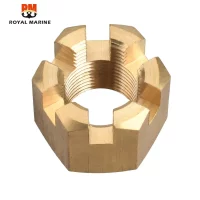 90171-16011 Nut, Propeller Castle for Yamaha 40HP 50HP 55HP 60HP 70HP 90HP Outboard Engine Marine Parts